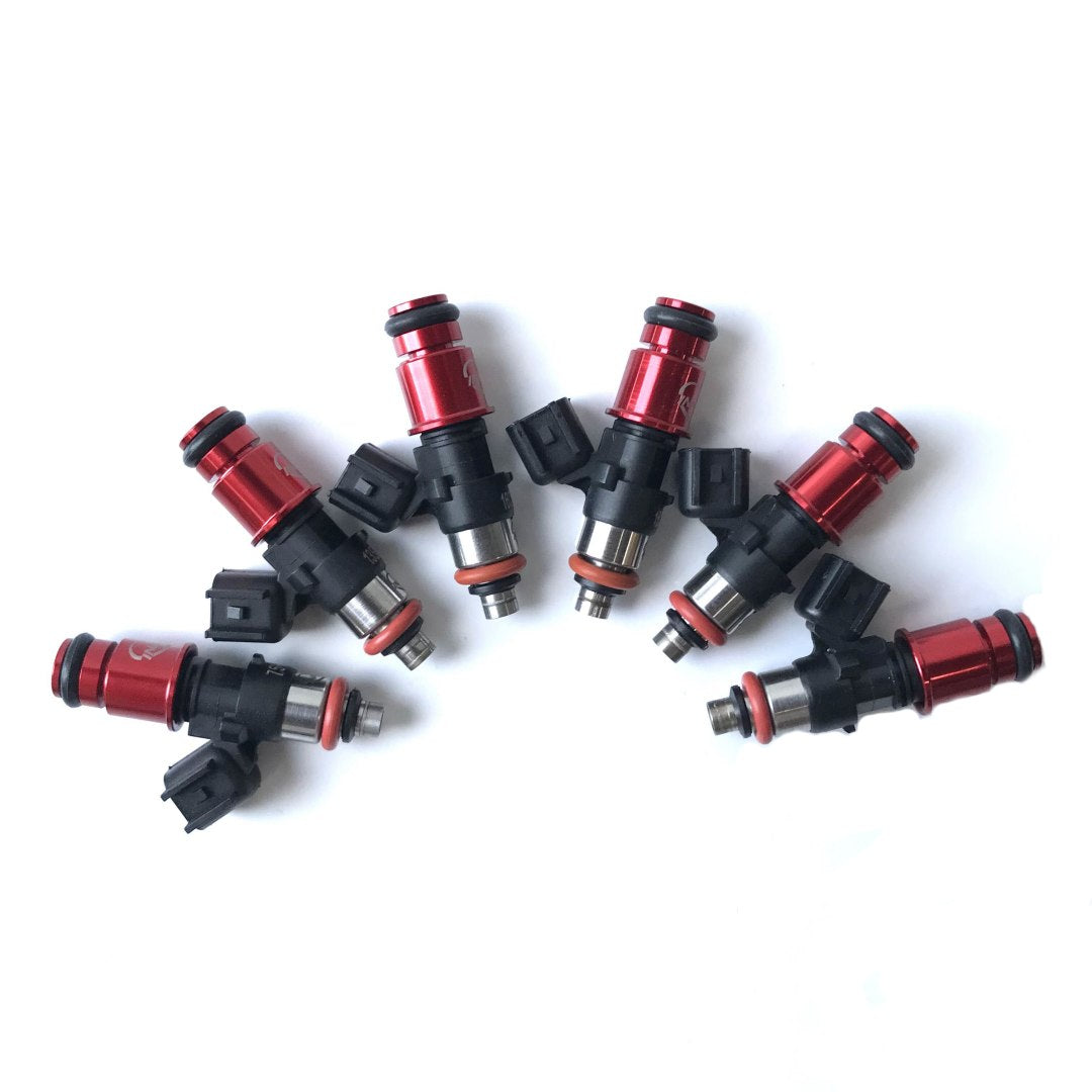 6pcs E85 Compatible Fuel Injectors for Nissan Skyline NEO RB25DET 1998-2002