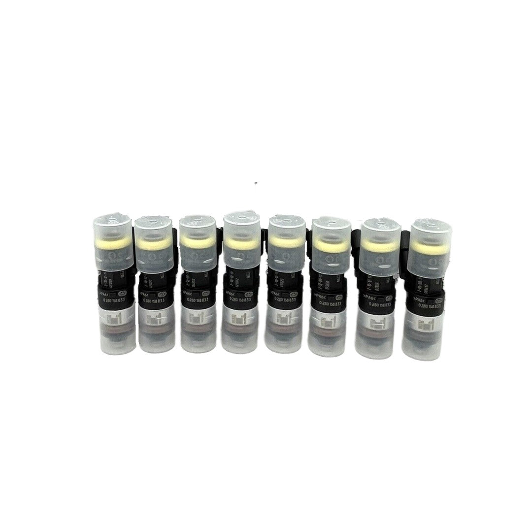 8pcs 2200cc Injectors 210lb for Camaro Corvette Pontiac G8 LS3 LS7 LSA E85 Compatible