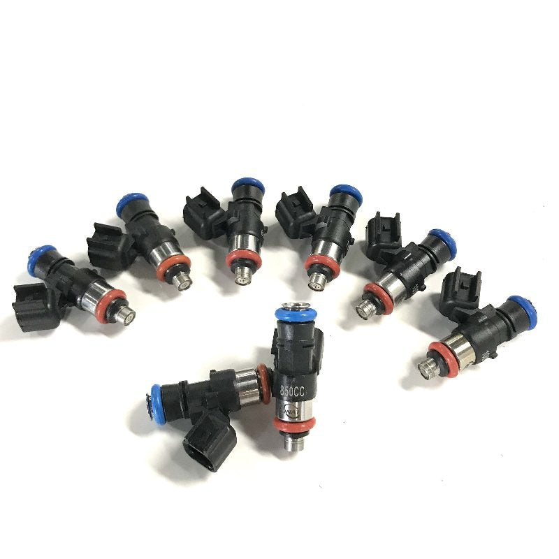 Rdm87 Injector Set of 8 LS3 LS7 LSA 850cc 80lb Injectors with ASNU Testing E85 Compat ...